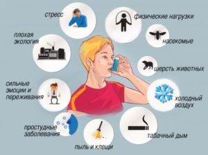 Причины развития бронхиальной астмы