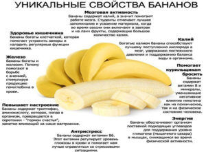 Уникальные свойства бананов