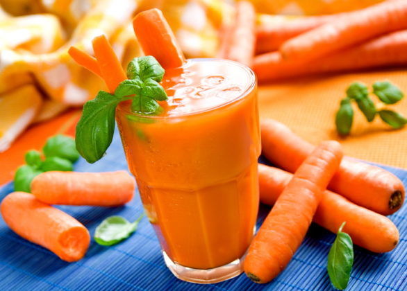 Морковный сок с сахаром